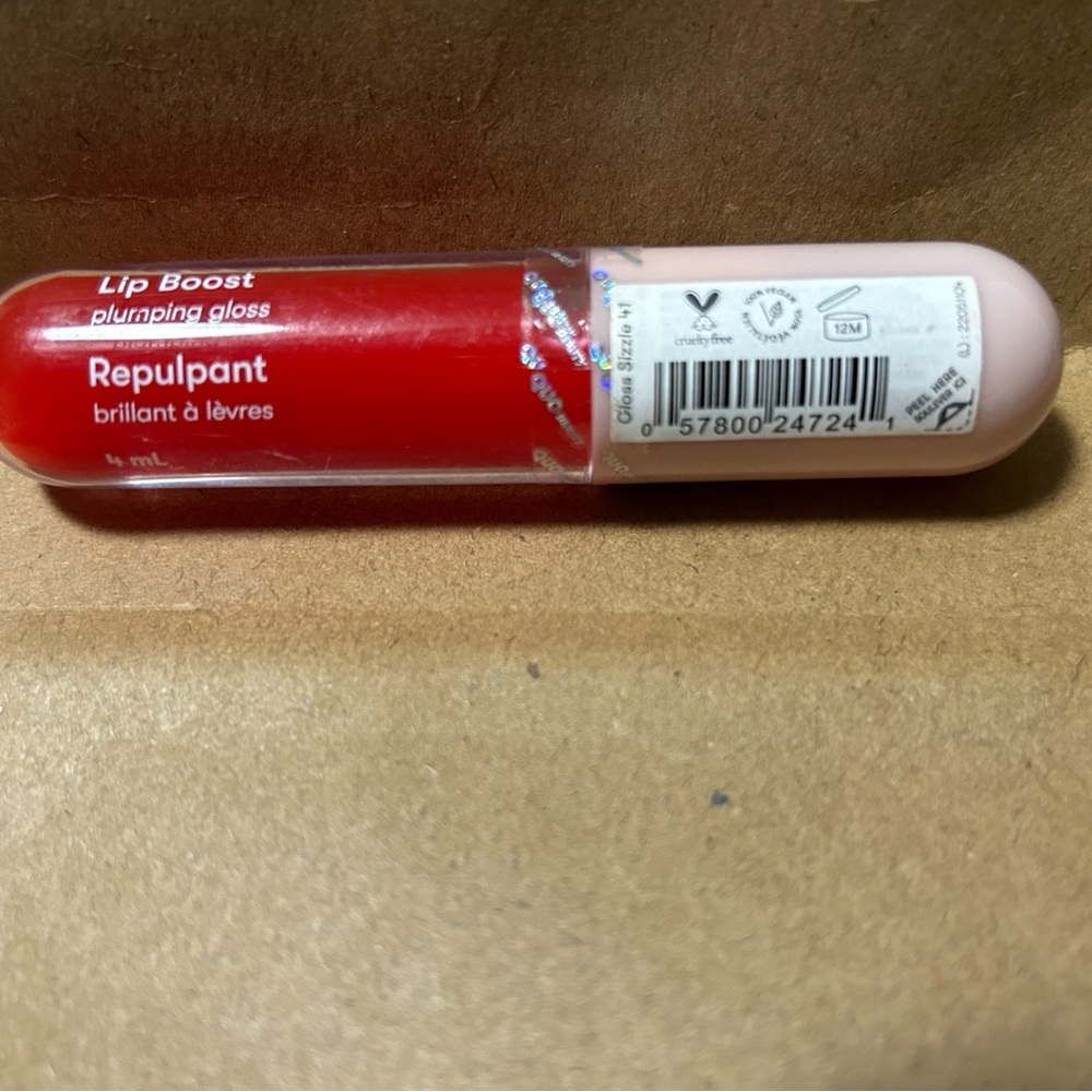 Sealed Quo Beauty, Pumping Lip Gloss in ”Gloss Sizzle 41”